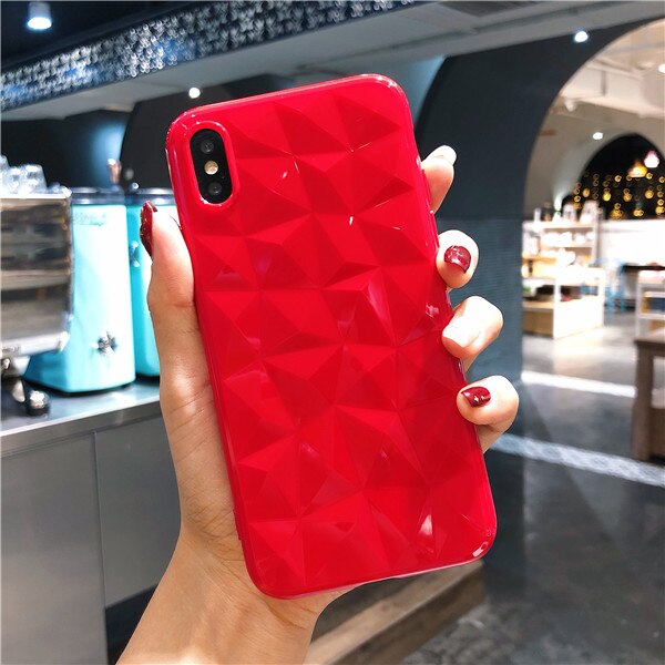 Diamond Texture Case For iPhone