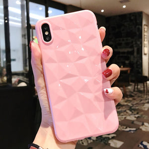 Diamond Texture Case For iPhone