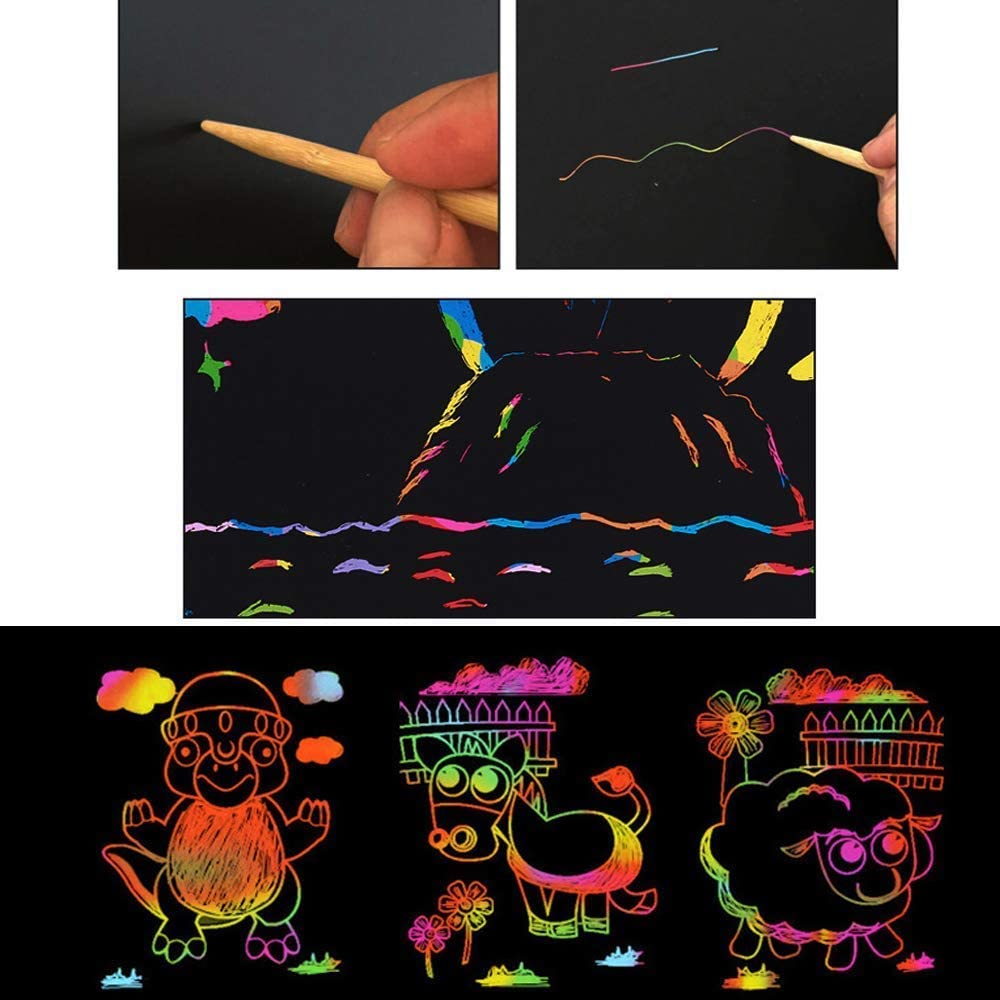 Rainbow Scratch Note Pad