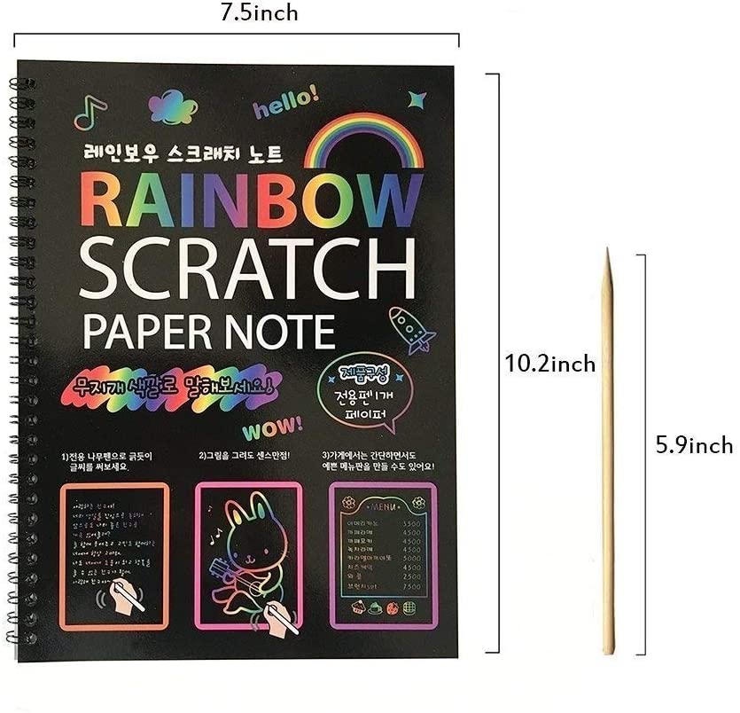 Rainbow Scratch Note Pad