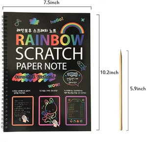 Rainbow Scratch Note Pad