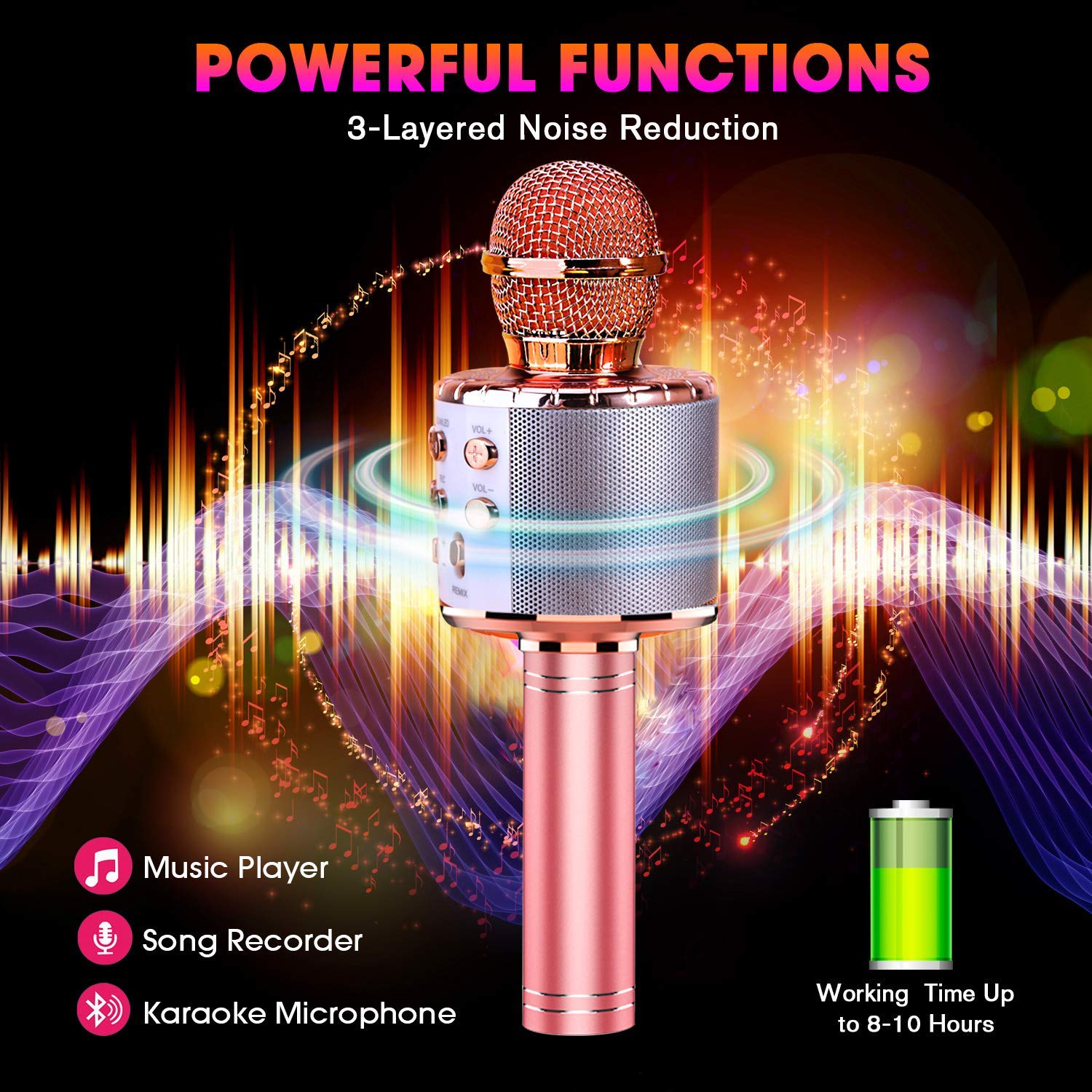 Bluetooth Karaoke Microphone