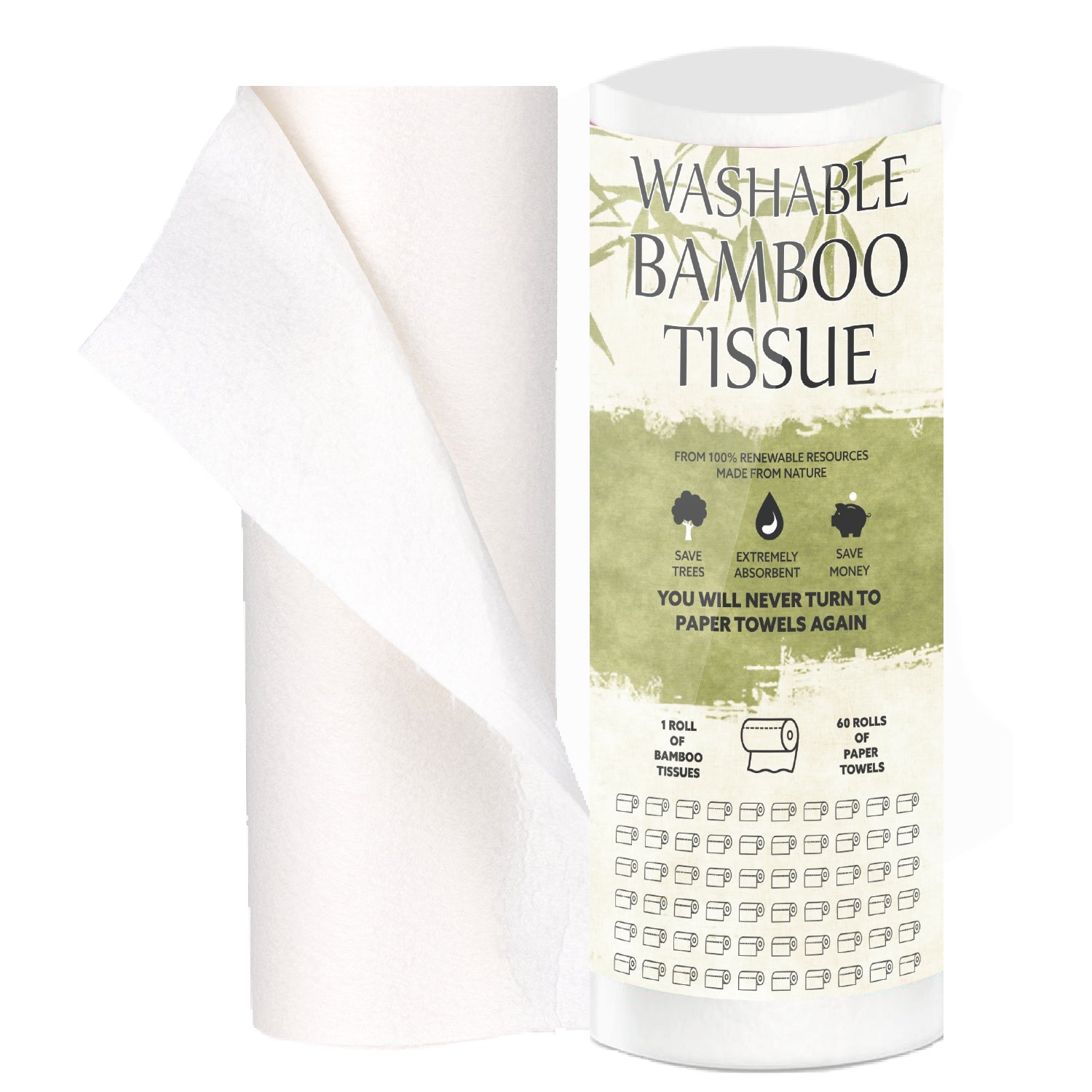 Bamboo Kitchen Roll